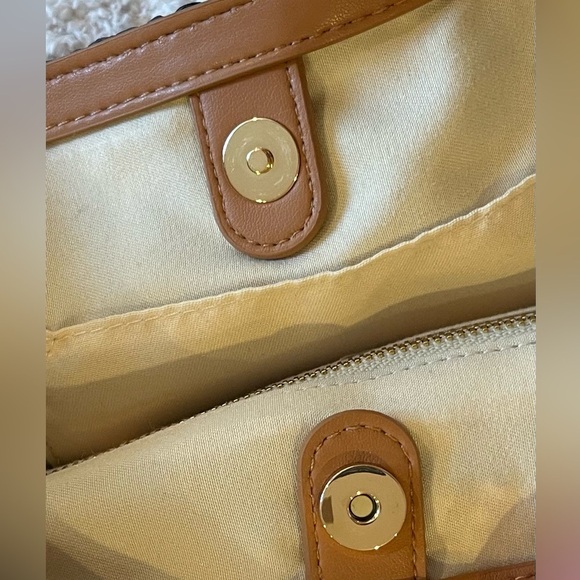 A New Day Woven Raffia Top Handle Mini Tote Bag - Picture 4 of 6